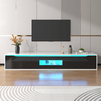 High Gloss TV Stand !SALE! Cabinet RGB LED TV Unit Console for up to 70 Inch
