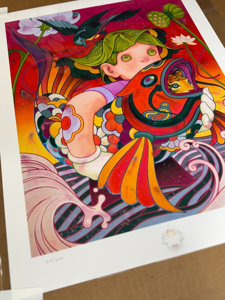 The Catch Limited Edition Art Print by James Jean - Signed