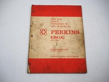 Lista ricambi motore diesel Perkins 6.354 per mietitrebbia Claas 1966