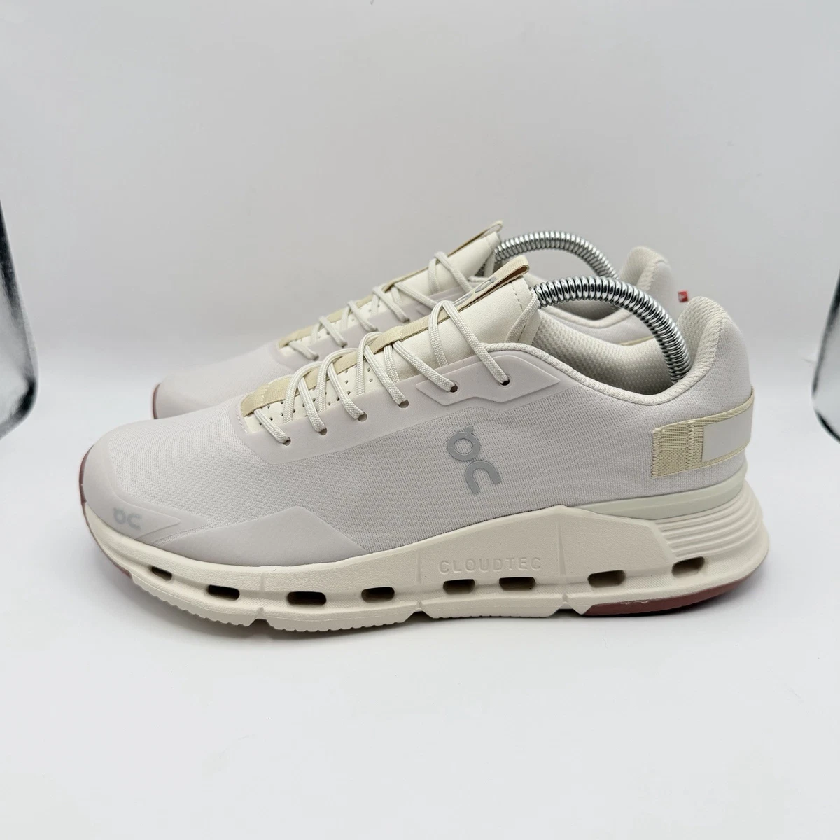 On Running Cloudnova Shoes‎ Mens Size 10.5 Beige Cream CloudTec 26.97877 Men main image 2