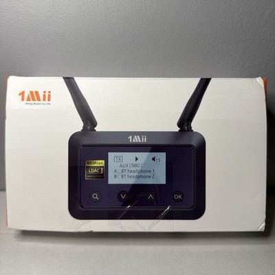 1Mii B03Pro+ Bluetooth 5.3 Transmitter Receiver Certified LDAC New/Open Box