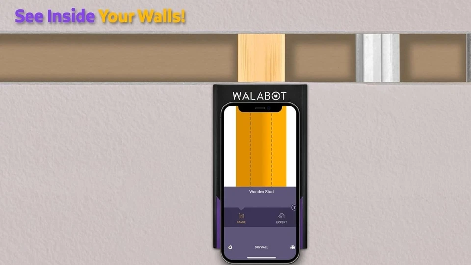 Pro-Grade Stud Finder: Visual Detection for Drywall - Lightweight & Accurate - Image 4 of 4