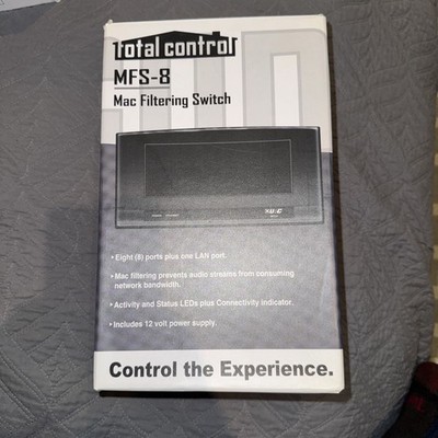 URC MFS-8 MAC Filtering Network Switch For URS Total Control System