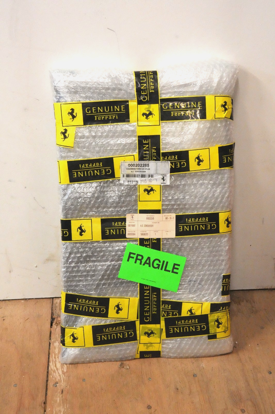 Ferrari 599 GTB AC Condenser NEW P/N 202285