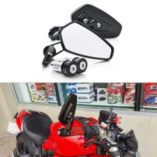 For Ducati Monster 1200 900 796 620 400 Motorcycle Handle Bar End Side Mirrors A