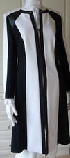 Basler Black And White Occasion Coat Uk 10