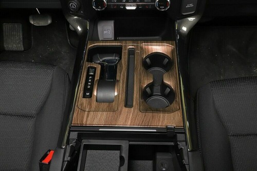 14pcs Wood Grain Full Interior Console Panel Cover Trim Kit For Ford F150 2021+ - Picture 13 of 13