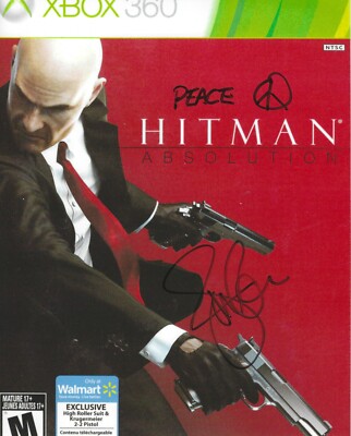 JON GRIES Signed 8 x 10 Photo HITMAN ABSOLUTION Video Game FREE SHIPPING