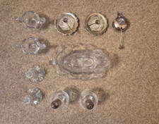 Kolekcja naczyń szklanych vintage