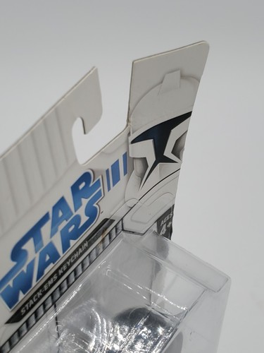 Star Wars Darth Stack Em Keychain 2009 Clone Wars Hasbro - Imagen 3 de 3