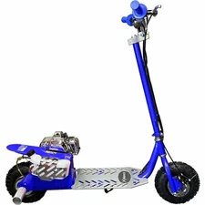 ScooterX Dirt Dog 49cc Gas Powered Scooter for Adults and Kids - Blue