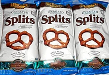 Unique No Salt Vegan Pretzels Hard 1 lot 3~11 Ounce Kosher Non GMO Lactose Free