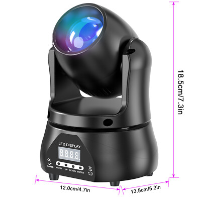 100W LED Moving Head Light RGBW Beam Stage Spot Light for DJ Disco Party DMX