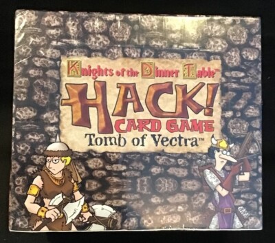 Hack! ~ Knights of the Dinner Table ~ Tomb of Vectra ~ sealed starter deck box