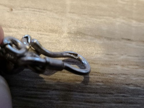 Girocollo collana vintage egiziana argento 925 e agata blu - Egitto - Foto 3 di 10