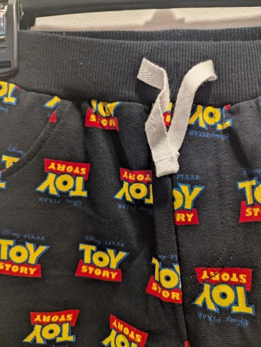 Toy Story Disney Pixar Boys 6 Dark Blue Logo Sweatpants NWT - Picture 3 of 8