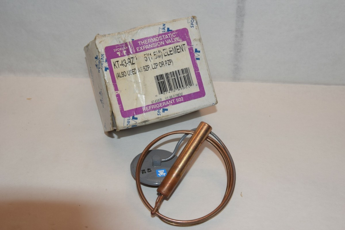 NEW SPORLAN VALVE CO. KT-43-RZ 5'(1.5M) THERMOSTATIC EXPANSION