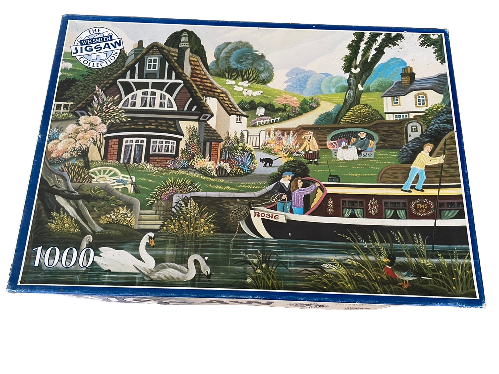 WHSmith 1000 piece jigsaw puzzle ‘A Holiday On The River’ complete eBay