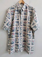Vintage Reyn Spooner Dietrich Varez Golf Hawaiian Reverse Print Shirt Men's XXL