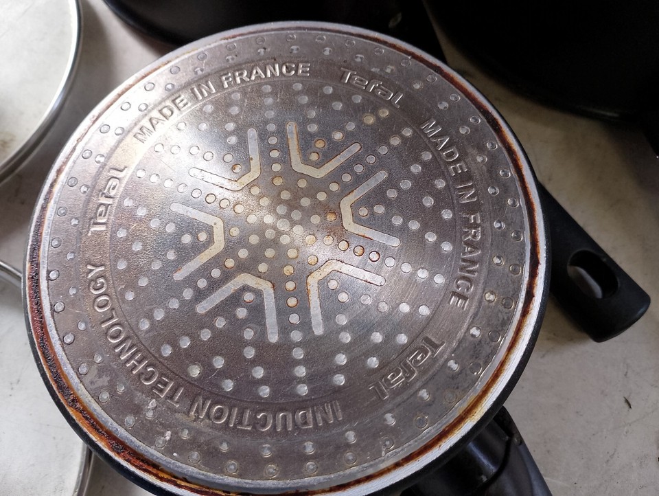 Set Of Induction Technology Tefal Saucepans eBay