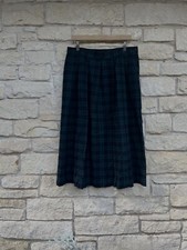 70s plaid skirt