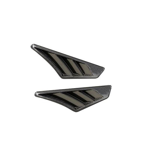 Fit For Audi Q8 SQ8 RSQ8 2019-2024 DRY CARBON Side Air Vent Fender Insert Covers - Foto 11 di 15
