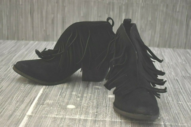 matisse lambert fringe bootie