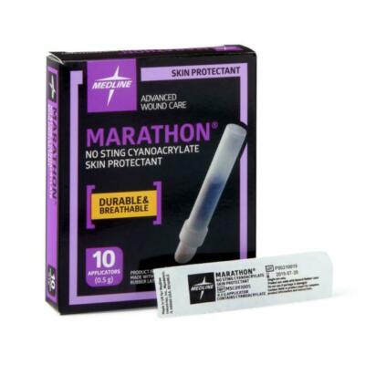 6 Packs Medline MSC093005 Marathon Liquid Skin Protectant Bandage - 10 Pack