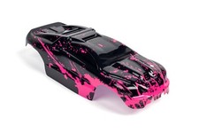 Custom Body Muddy Hot Pink for Traxxas 1/16 Summit Mini Truck Car Shell Cover