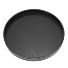 Wooden Black Round Tea Cup Tray Plates Holder Serving Teahouse Cafe Tea ...