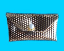 1970 MADDIE MOD mego fits 11" barbie doll -- SUPER MOD -- GOLD PURSE tt