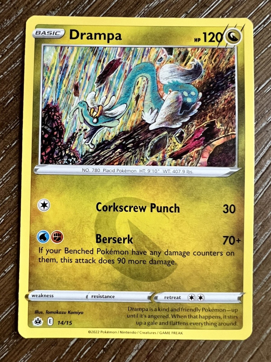 drampa pokemon card value 14 15 2022 Pokémon Drampa Basic 14/15 Card HP120