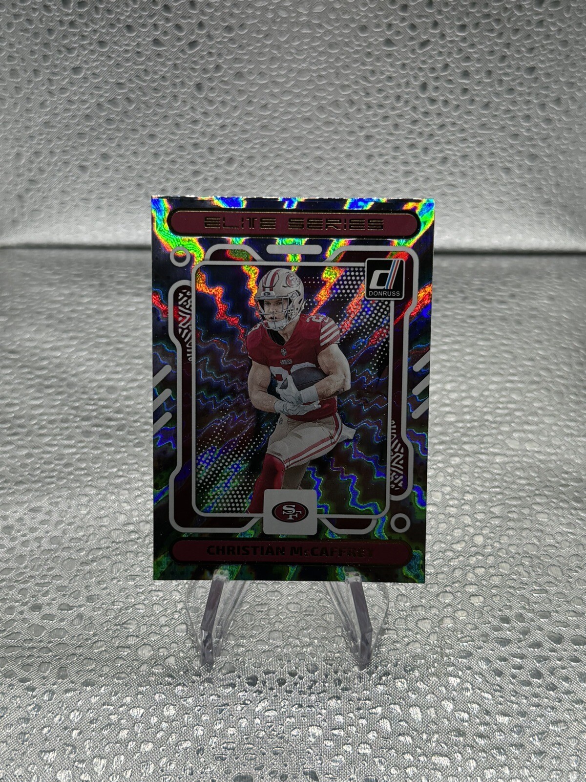 2023 Panini Donruss Christian McCaffrey #ES-13 Elite Series Short Print 49ers💎