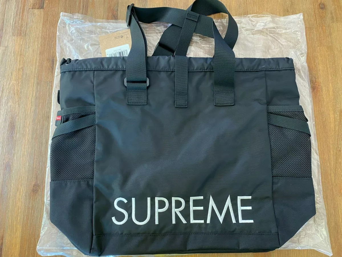 Supreme x the North Face Adventure Tote tnf black bag Brand New sold out  Black