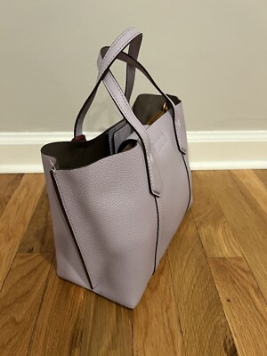 NEW! Tory Burch Small Leather Perry Triple Compartment Tote