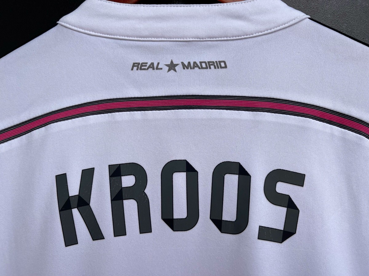 REAL MADRID 2014 2015 HOME FOOTBALL SHIRT JERSEY ADIDAS #8 REAL MADRID 2014 2015 HOME FOOTBALL SHIRT JERSEY ADIDAS #8