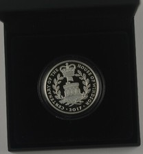 2017 CENTENARY OF THE HOUSE OF WINDSOR PIEDFORT SILVER PROOF £5 CROWN - complete