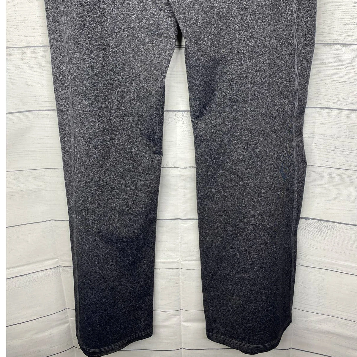 athleta heather chaturanga boot cut yoga leggings