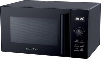 Statesman 30L Digitale Kombi-Mikrowelle mit Grill & Konvektion, 900 W Schwarz