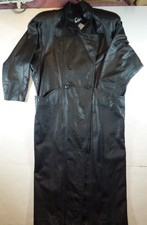 *nwt* Winlit Womens Long Leather Designer Coat Size Small C190