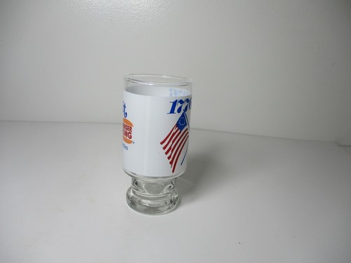 BURGER KING 1776 1976 BICENTENNIAL DRINKING GLASS - Picture 4 of 4