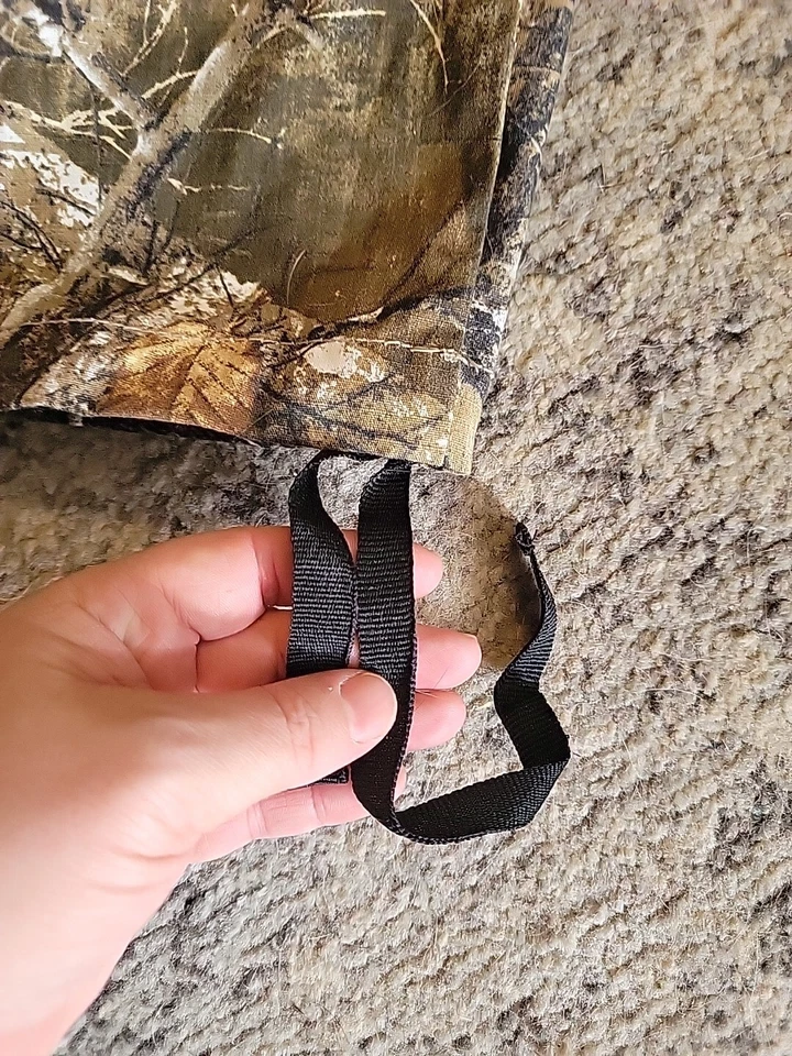 Shield Fused Cotton Mens 2X Pants Mens 6 Pocket Adjustable Camo Realtree Edge - Image 3 of 4