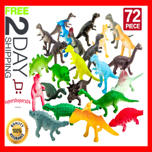 78 Pack Realistic Mini Dinosaur Figure Toys Plastic Jurassic Park Gift for Kids