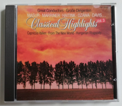 CD: '' Classical Highlights Vol. 3 '' Große Dirigenten - Decca 461264-2 - Stereo