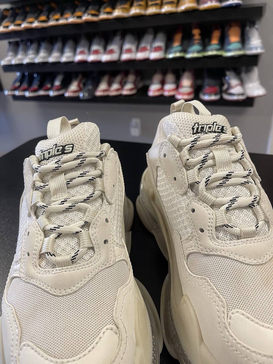 Size 8US/38EU - Balenciaga Triple S Translucent Clear Sole Womens