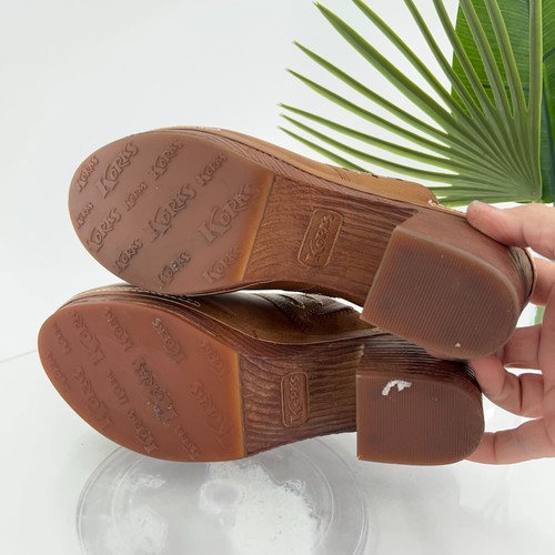Korks By Kork-Ease Tina Clogs Mule Tan Womens Slip On Shoe Size 10 Vegan - Picture 13 of 14