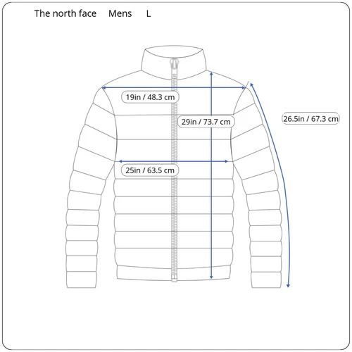 The North Face Massif Down 700 Down Jacket Grey Puffer Men’s Size L image 8