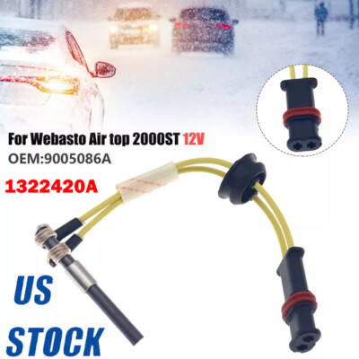 Glow Pin Plug For Webasto Air Top 2000 ST & 2000 STC 12V 9005086A 1322420A HOT