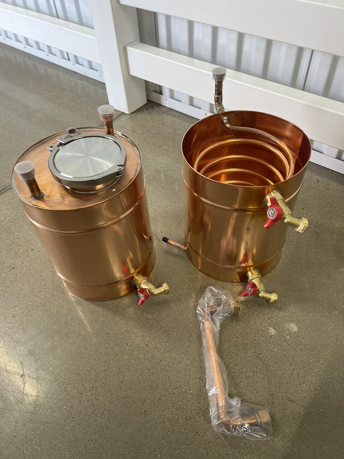 Copper Moonshine Still Parts-  Not Complete Kit 