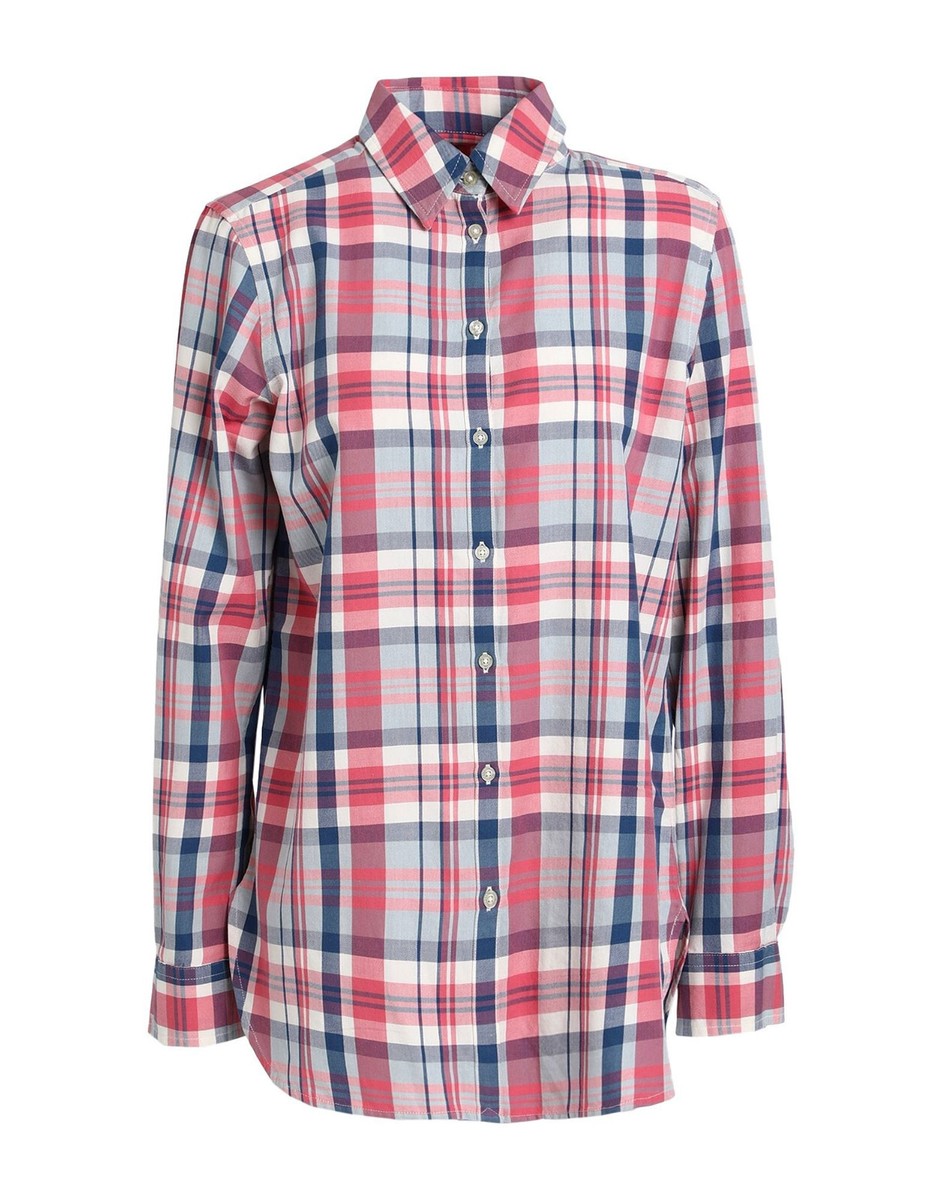 POLO RALPH LAUREN Women's PLAID COTTON TWILL SHIRT Checked Shirts